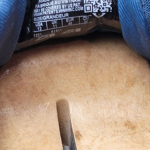 Sperry Bahama II Mens Boat Shoes Size 12 Blue Canvas Slip On Lace Up STS23978 - Picture 8 of 10